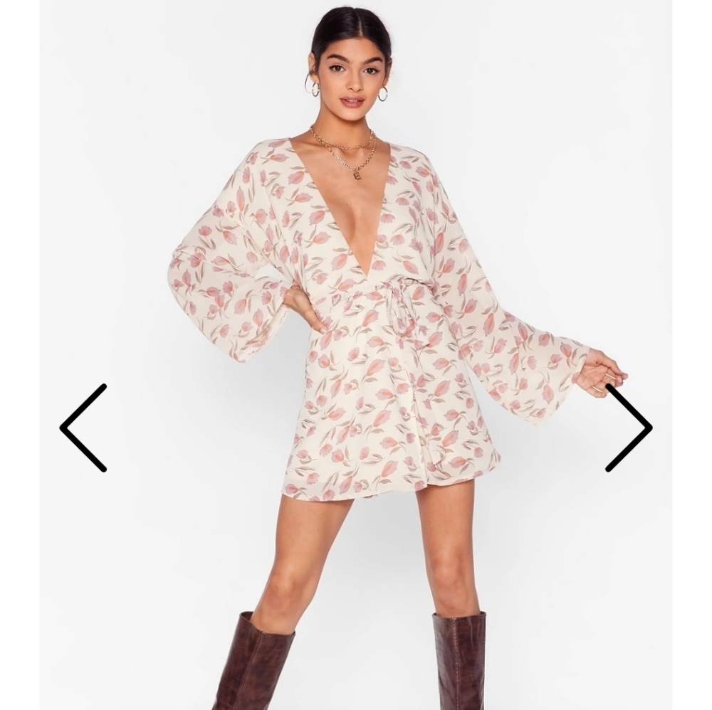 NWT Nasty Gal Floral Mini Dress